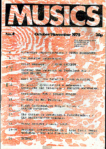 Music's Magazine cover